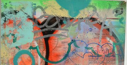 null COPE 2 (Fernando Carlo, dit) (1968-)
 "Subway Map", 2014
Technique mixte sur...