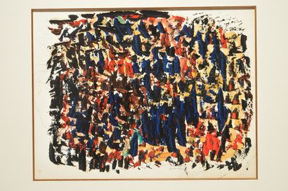 null GERVAIS (active 20th c.)
Untitled
Mix media on paper
Signed and dated on the...