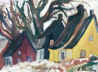null TREMBLAY, Louis (1949-)
Untitled
Oil on masonite
Signed on the lower right:...
