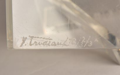 null TRUDEAU, Yves (1930-2017)
Untitled 
Plexiglass 
Signed, dated and numbered at...