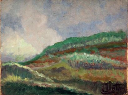 null JUTRAS, Joseph (1894-1972)
"La montagne de Montreal"
"Effets de nuages à Montreal"
Set...