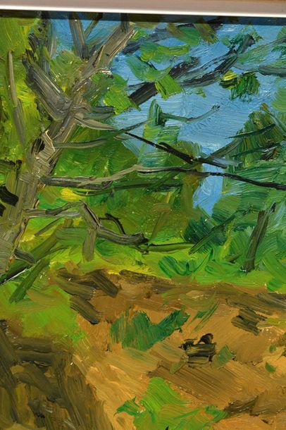 null ROBERTS, William Goodridge (1904-1974)
"Summer landscape near Calumet, P.Q."
Oil...