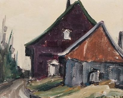 null CANTIN, Roger (1930-2018)
House
Acrylic on board
Signed on the lower right:...