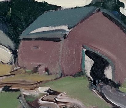 null CANTIN, Roger (1930-2018)
House
Acrylic on board
Signed on the lower left: Cantin
23x35.5cm...