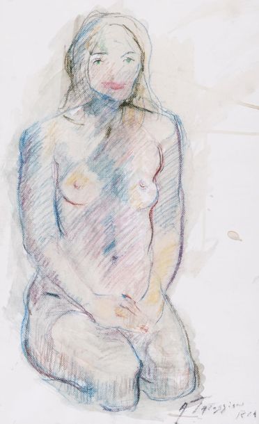 null TATOSSIAN, Armand (1951-2012)
Nude
Mix media on paper
Signed on the lower right:...