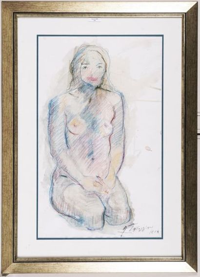 null TATOSSIAN, Armand (1951-2012)
Nude
Mix media on paper
Signed on the lower right:...
