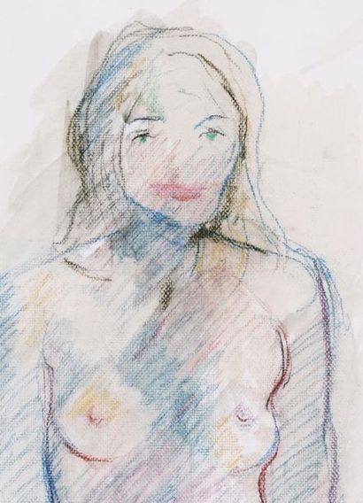 null TATOSSIAN, Armand (1951-2012)
Nude
Mix media on paper
Signed on the lower right:...