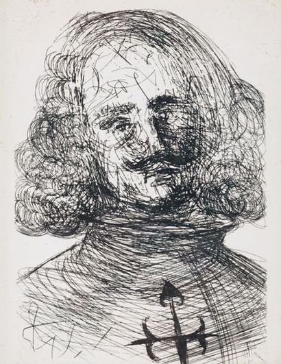 null DALI, Salvador (1904-1989)
"Velasquez"
Etching on paper
Titled and authenticated...