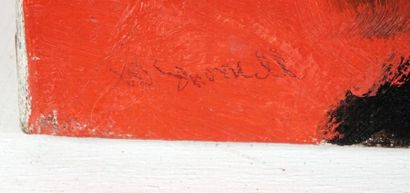 null SHOWELL, Willliam (1903-1984) 
Toreros
Acrylique sur toile
Signée en bas à gauche:...