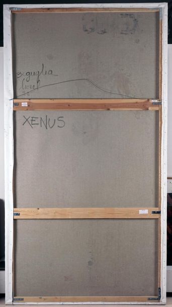 null BIGUGLIA, Lionel (1967-)
"Xenus"
Technique mixte sur toile
Signée et titrée...