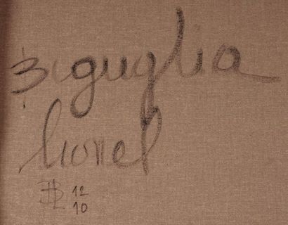 null BIGUGLIA, Lionel (1967-)
"Xenus"
Technique mixte sur toile
Signée et titrée...