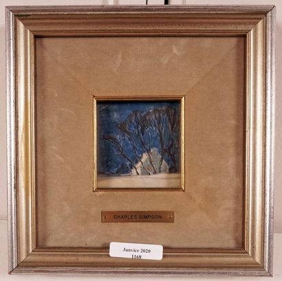 null SIMPSON, Charles Walter (1879-1942)
Paysage
Acrylic on board
Signed on a plaque...