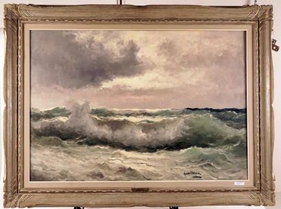 null ODIERNA, Guido (1913-1991)
Seaside
Oil on canvas
Signée en bas à droite: Guido...