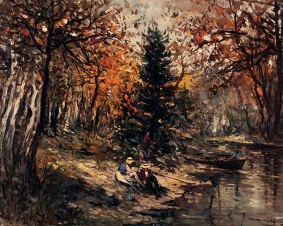 null MARICH, Gordon Geza (1913-1985)
Landscape
Oil on canvas
61x76cm - 24x30"
