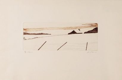null PICHET, Roland (1936-2003)
Set of 4 lithographs
17x65cm - 6,75x25,5" the la...