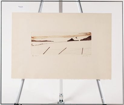 null PICHET, Roland (1936-2003)
Ensemble de 4 lithographies
17x65cm - 6,75x25,5"...