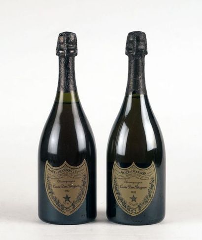 null Moët Chandon Cuvée Dom Perignon 1982 1992 - 2 bouteilles