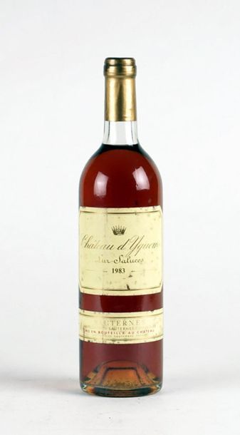 null Château d'Yquem 1983
Sauternes Appellation Contrôlée
Niveau B
1 bouteille