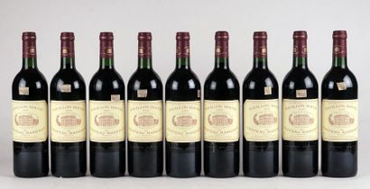 null Pavillon Rouge du Château Margaux 1995 - 9 bouteilles
