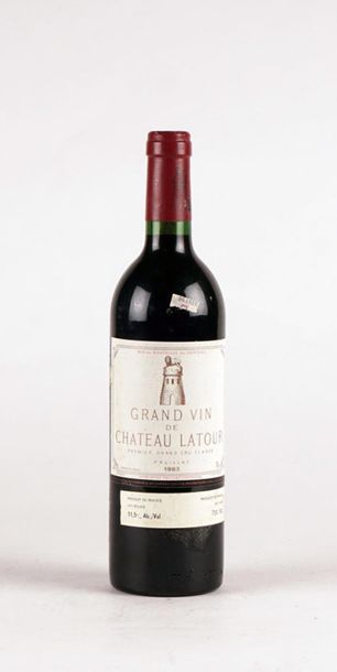 null Grand Vin de Château Latour 1983
Pauillac Apellation Contrôlée
Niveau A
1 b...