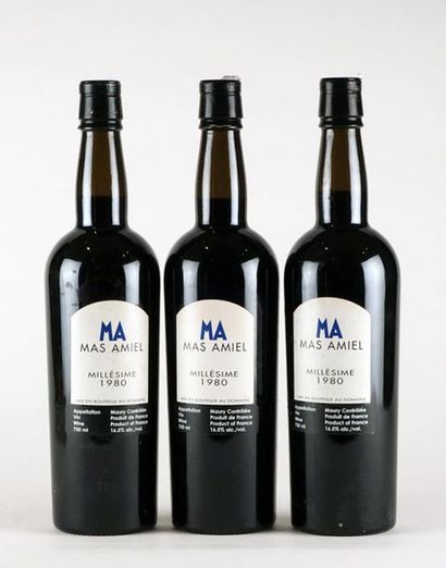 null Mas Amiel 1980 - 3 bouteilles
