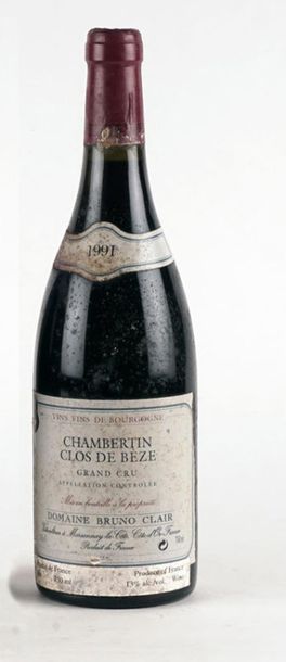 null Chamberin Clos de Bèze Grand Cru 1991, Bruno Clair - 1 bouteille