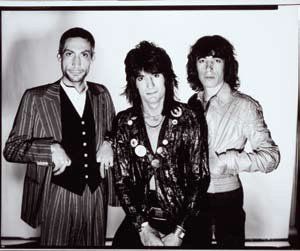 BAILEY, David (1938) « The Rolling Stones, 1977 ». Tirage argentique d'époque. Signé,...