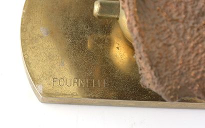 null FOURNELLE, André (1939-)
"L'oiseau", 1968
Bronze à patine dorée
Signée sur la...