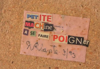 null PLANTE, Roch (Réjean DUCHARME, dit) (1941-2017)
"Petie machine à se faire poigner"
Sculpture...