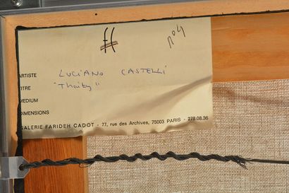null CASTELLI, Luciano (1951-)
"Thaity"
Huile sur toile
Signée, titrée et datée au...