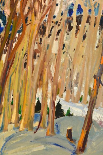 null RICHARD, René Jean (1895-1982)
Trees, winter
Oil on masonite
Signed on the lower...