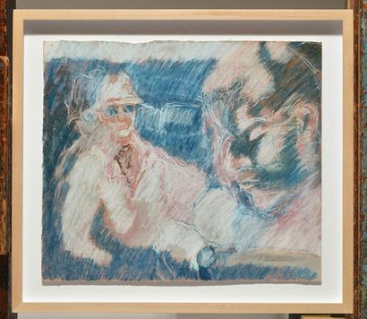 null GOODWIN, Betty Roodish (1923-2008)
Untitled
Pastel on paper
Signed on the lower...