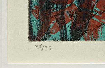 null RIOPELLE, Jean-Paul (1923-2002)
Untitled
Etching
Signed on the lower right:...