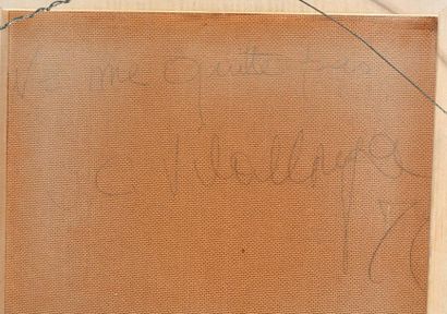 null DE VILALLONGA, Jesus Carlos (1927-)
"Ne me quittes pas"
Oil on masonite
Signed...