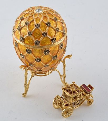null D'Après FABERGÉ
Oeuf impérial, d'après Fabergé, reproduction de l’œuf « Imperial...