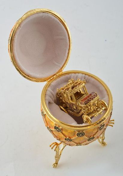 null D'Après FABERGÉ
Oeuf impérial, d'après Fabergé, reproduction de l’œuf « Imperial...