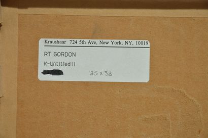 null GORDON, Russell T. (1936-2013)
Sans titre
Technique mixte sur papier 
Signée...