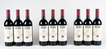 null Tignanello 2004, 2007 2009 - 9 bouteilles