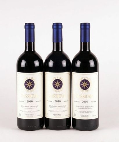 null Sassicaia 2010
Bolgheri Sassicaia D.O.C. 
Niveau A
3 bouteilles