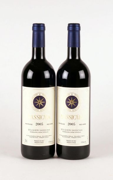 null Sassicaia 2005 - 2 bouteilles