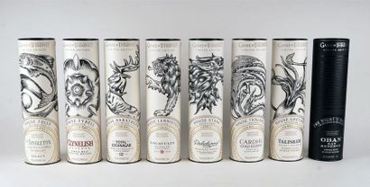 null Ensemble de whiskys de collection Game of Thrones - 8 bouteilles