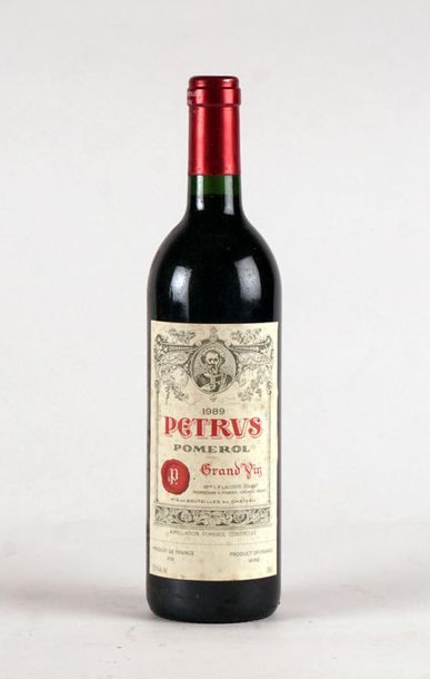null Château Pétrus 1989
Pomerol Appellation Contrôlée
Niveau A
1 bouteille