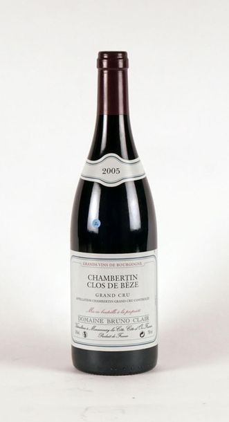 null Chambertin Grand Cru Clos de Bèze 2005, Bruno Clair - 1 bouteille
