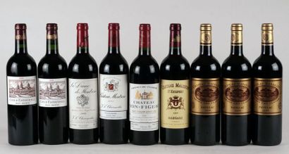 null Sélection de Vins de Bordeaux - 9 bouteilles