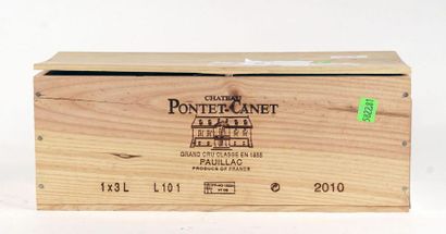 null Château Pontet Canet 2010 - 1 bouteille de 3L