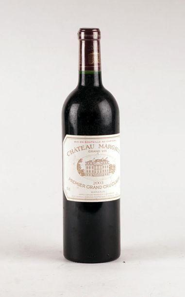 null Château Margaux 2003
Margaux Appellation Contrôlée
Niveau A
1 bouteille