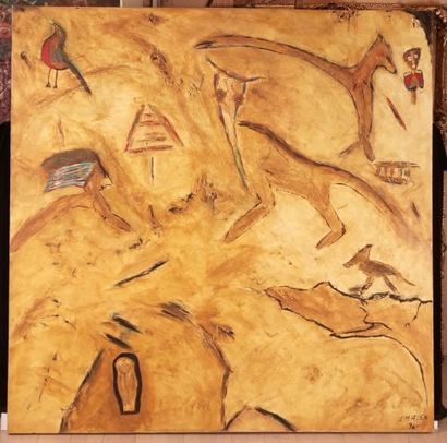 null ALLEN, Jim (1922-)
Untitled
Oil on canvas
Signed and dated on the lower right:
Jim...