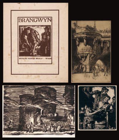 null BRANGWYN, Frank (1867-1956)
Travailleur héroïque
Encre

Provenance:
Succession...
