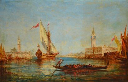 null School of Félix ZIEM (1821-1911)
Venice
Oil on canvas

Provenance:
Estate of...