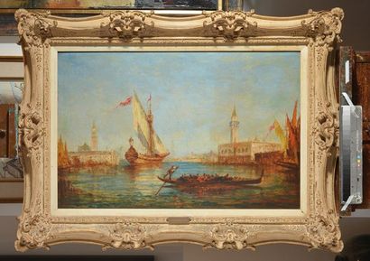 null School of Félix ZIEM (1821-1911)
Venice
Oil on canvas

Provenance:
Estate of...